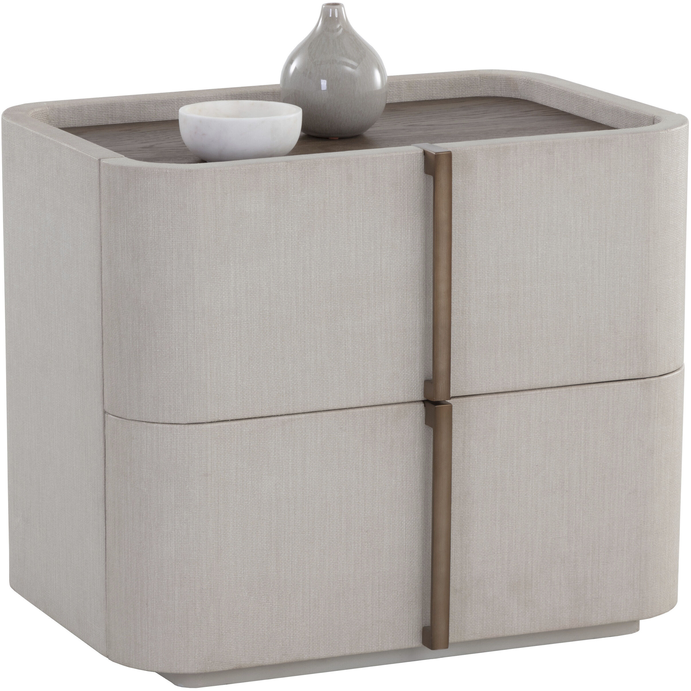 Jamille 26 X 22 inch Cream Night Stand, Small